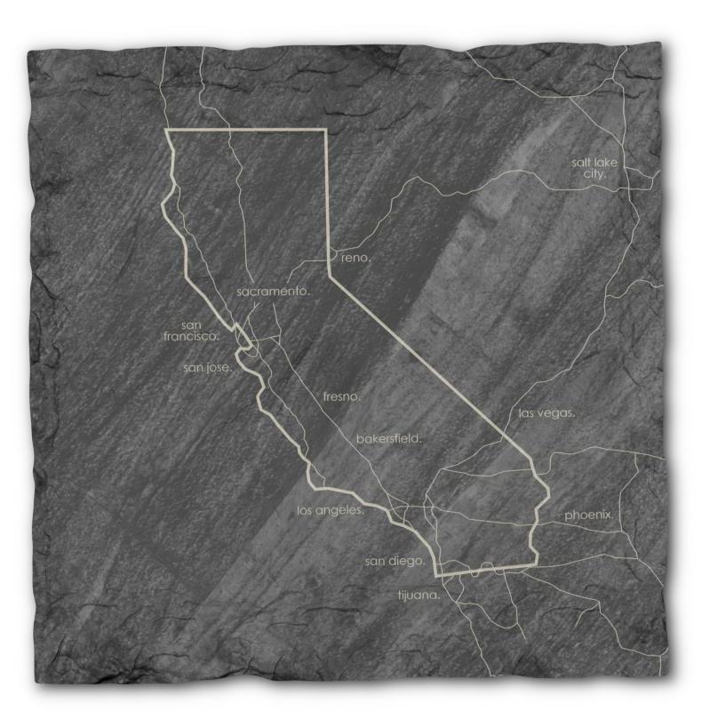 State Maps 11x11 Serving Slate