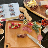 Charcuterie Kit + Handcrafted Wooden Board Bundles (Large Kit + Board)