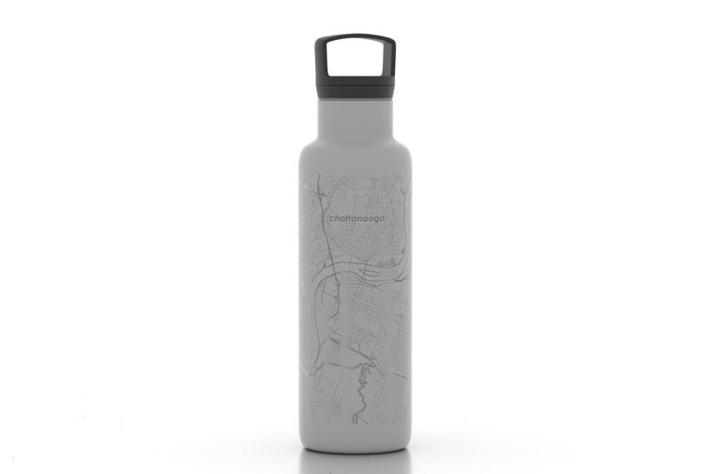 Home Town Map 21 oz Insulated Hydration Bottle - Set of 2