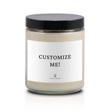 Custom Straight Sided Jar Candle - 7.2oz