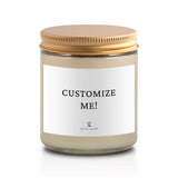 Custom Straight Sided Jar Candle - 7.2oz