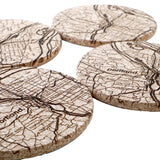Home Town Map Cork Coaster - Set of 4