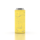 Home Town Map Insulated 12 oz Slim Can Cooler - Set of 2