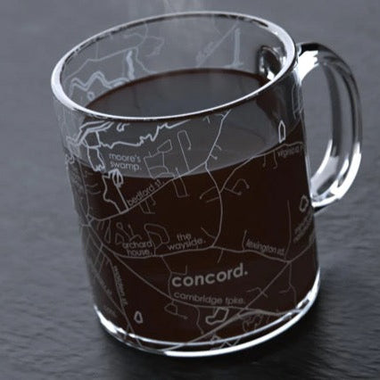 World Map Coffee Mug - Set of 2