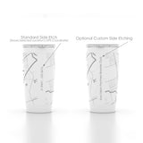 Home Town Maps Insulated Pint Tumbler 20oz- Set of 2