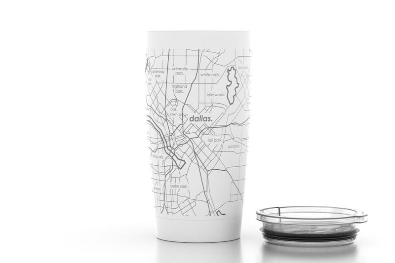 Home Town Maps Insulated Pint Tumbler 20oz- Set of 2