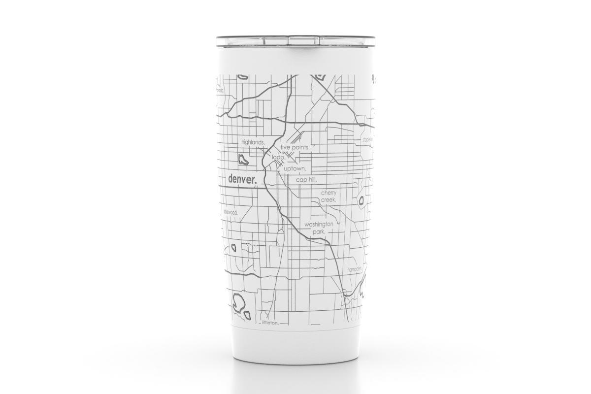 Home Town Maps Insulated Pint Tumbler 20oz- Set of 2