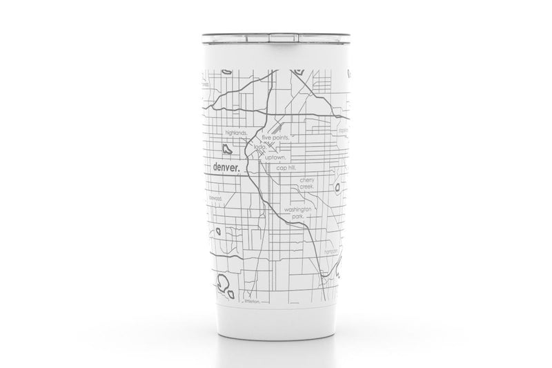 Home Town Maps Insulated Pint Tumbler 20oz- Set of 2