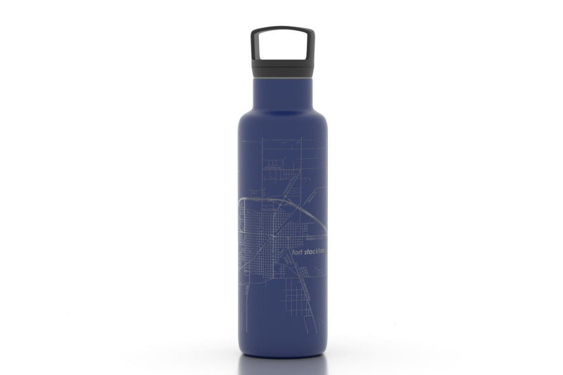 Home Town Maps 21 oz Insulated Hydration Bottle - Set of 2