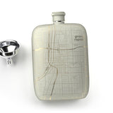 Home Town Maps Pocket Flask