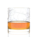 Kentucky Bourbon Trail Map Rocks Glass - Set of 2