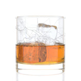 Kentucky Bourbon Trail Map Rocks Glass - Set of 2