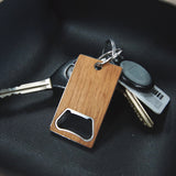 Mahogany Keychain Bottle Opener