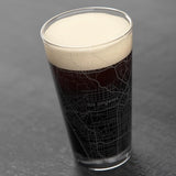 Home Town Maps Pint Glass - Set of 2