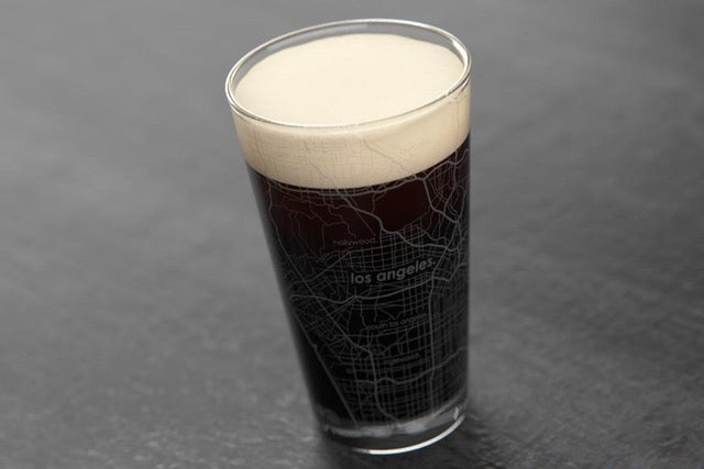 Home Town Maps Pint Glass - Set of 2