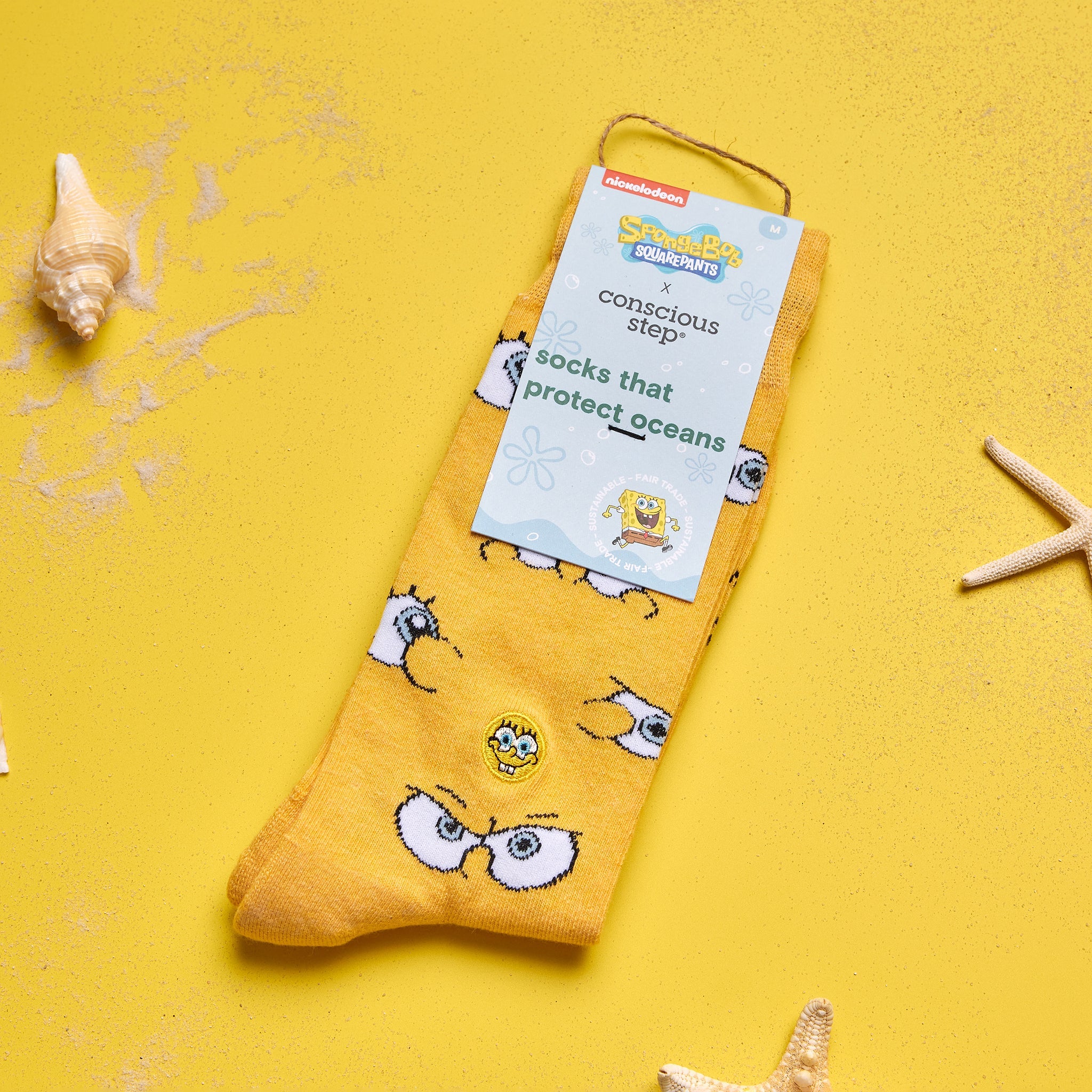 SpongeBob Socks that Protect Oceans (Select from 5 Designs)