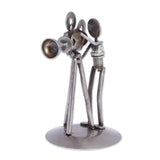 Upcycled Iron Camera Man Statuette