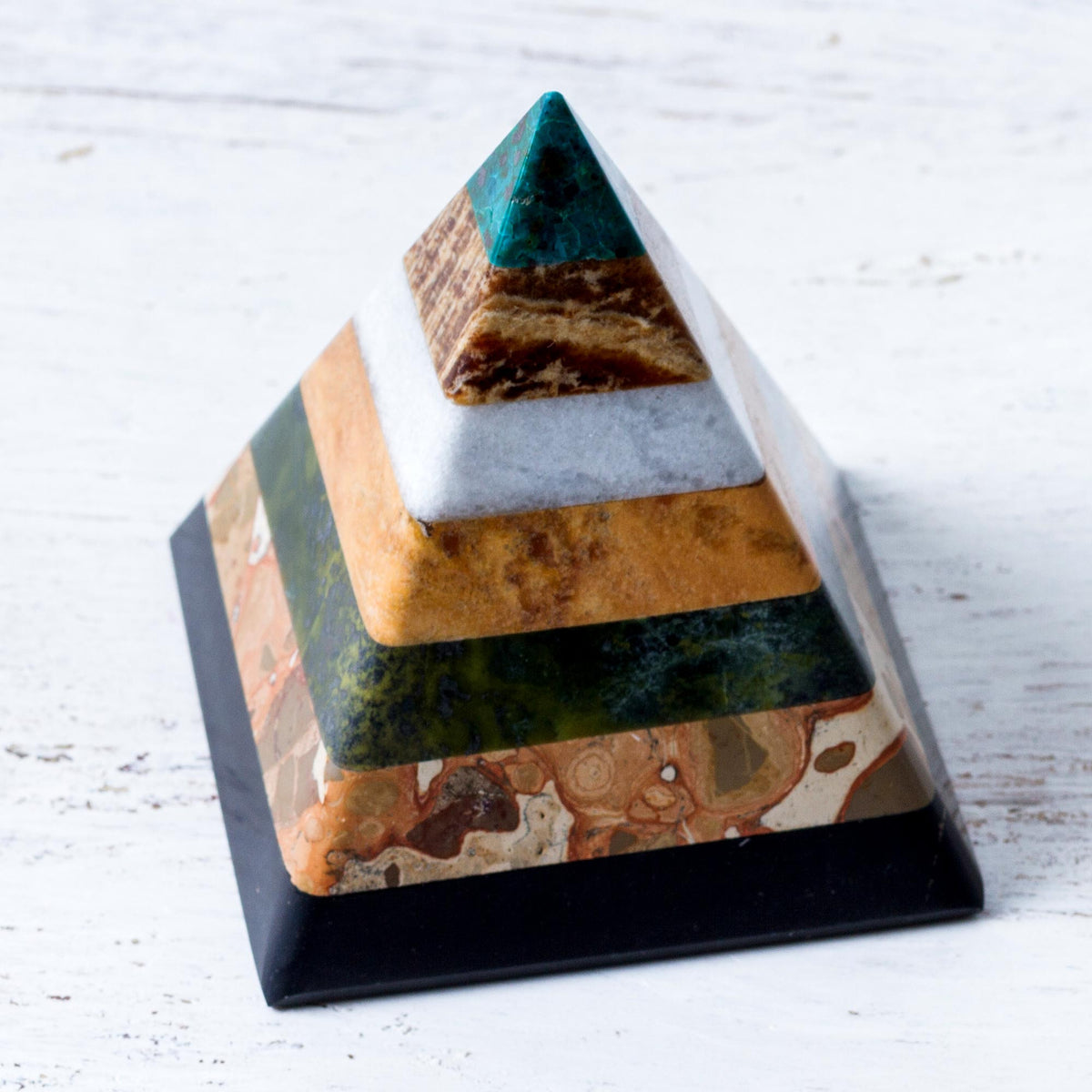 Positive Energy Gemstone Pyramid