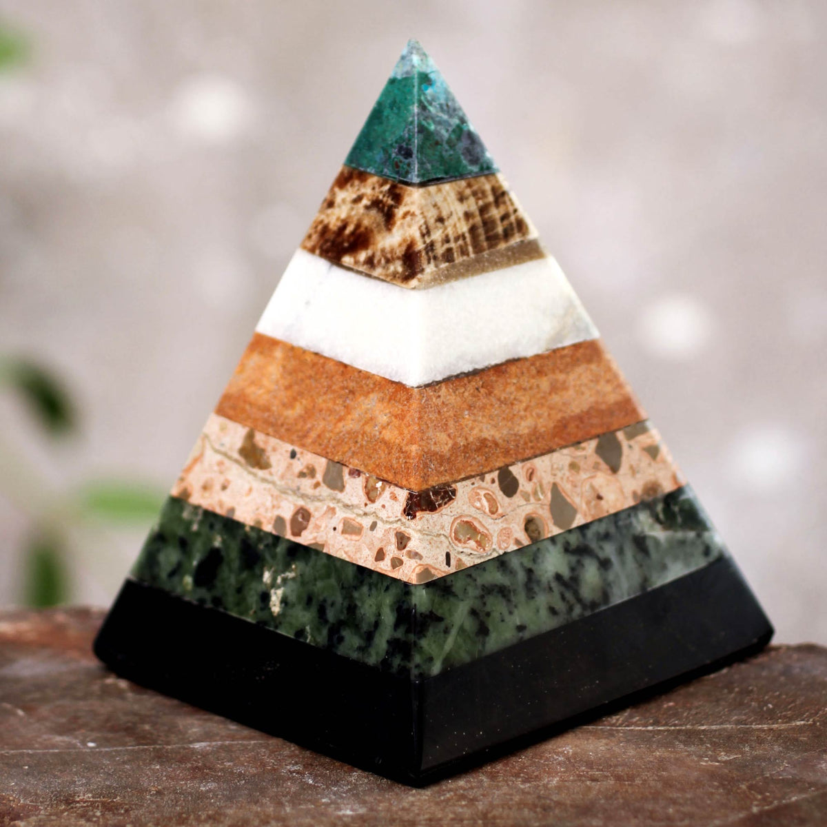 Empowered Gemstone Pyramid