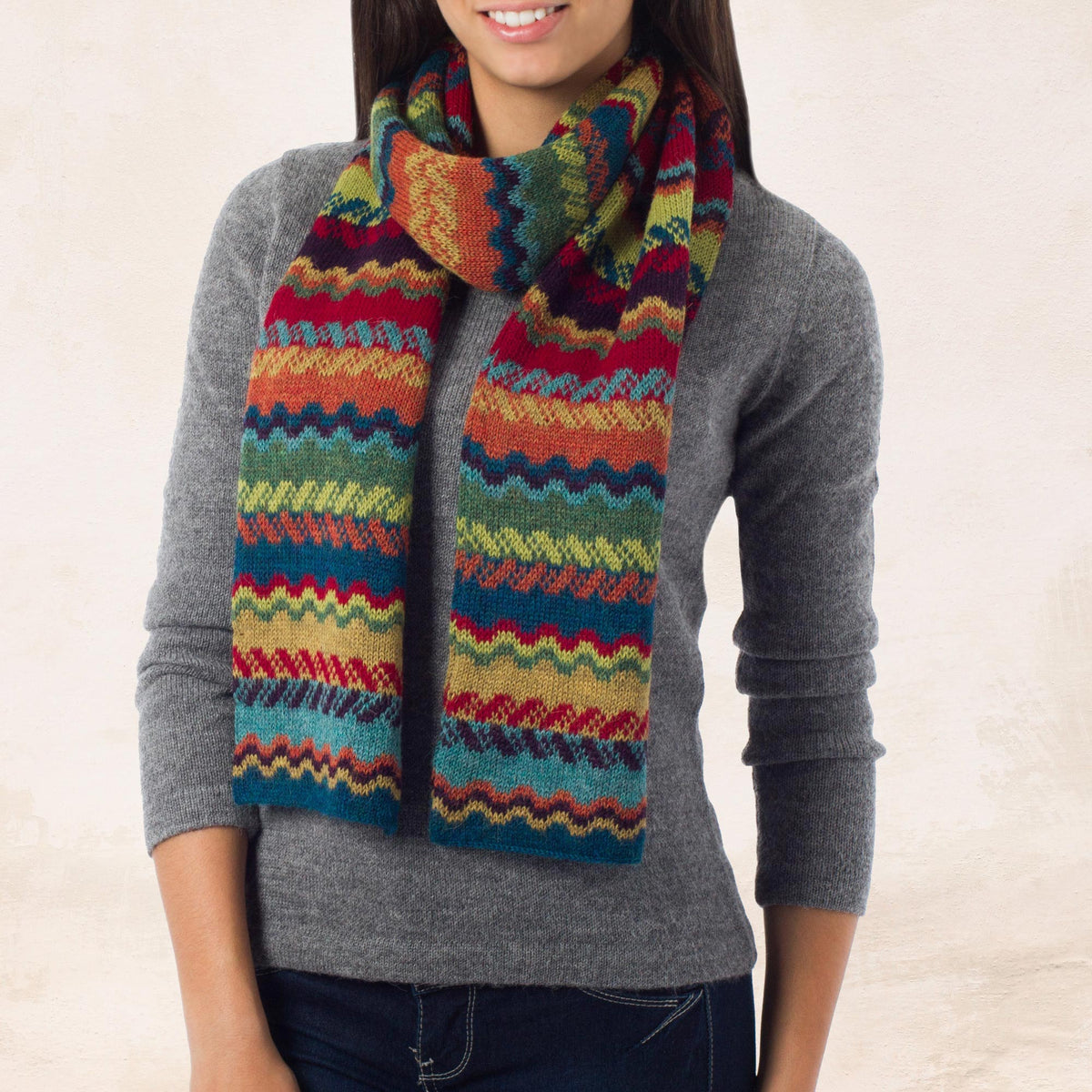 Fresh Winter 100% Alpaca Scarf