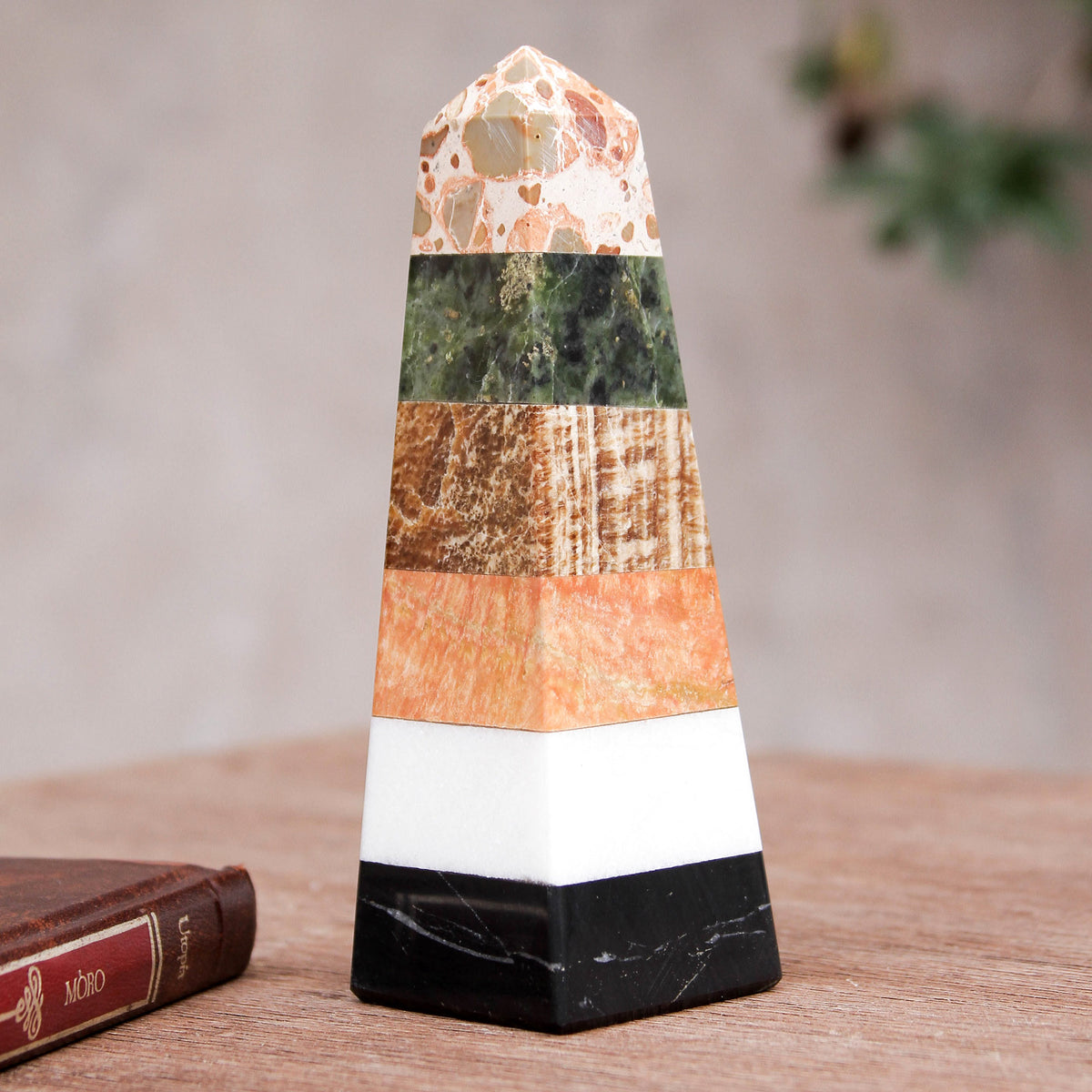 Total Energy Multi-Gemstone Obelisk