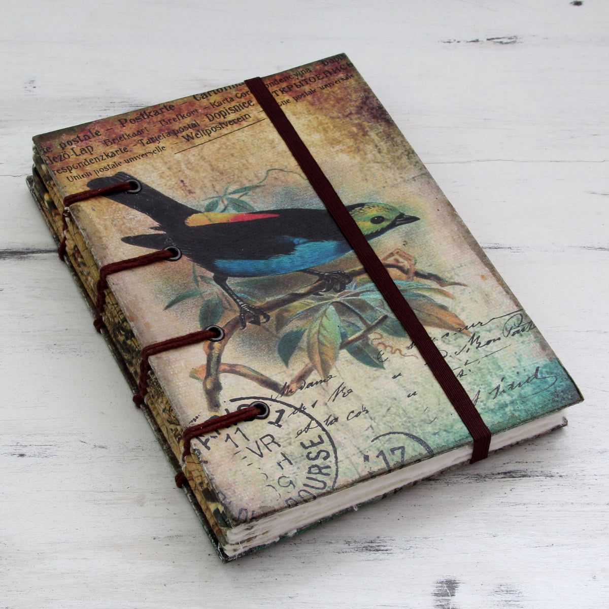 Message In Song Handmade Paper Journal