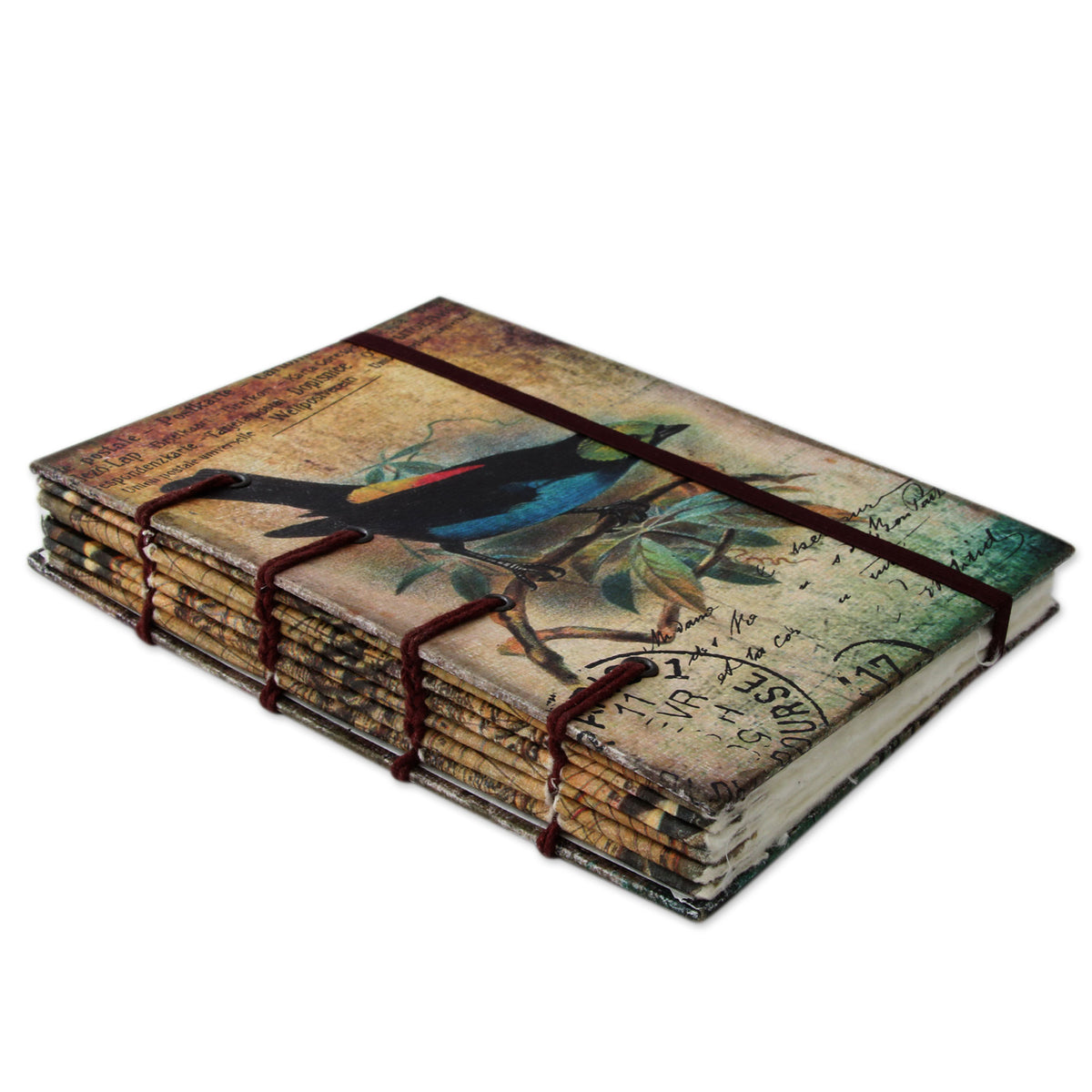 Message In Song Handmade Paper Journal