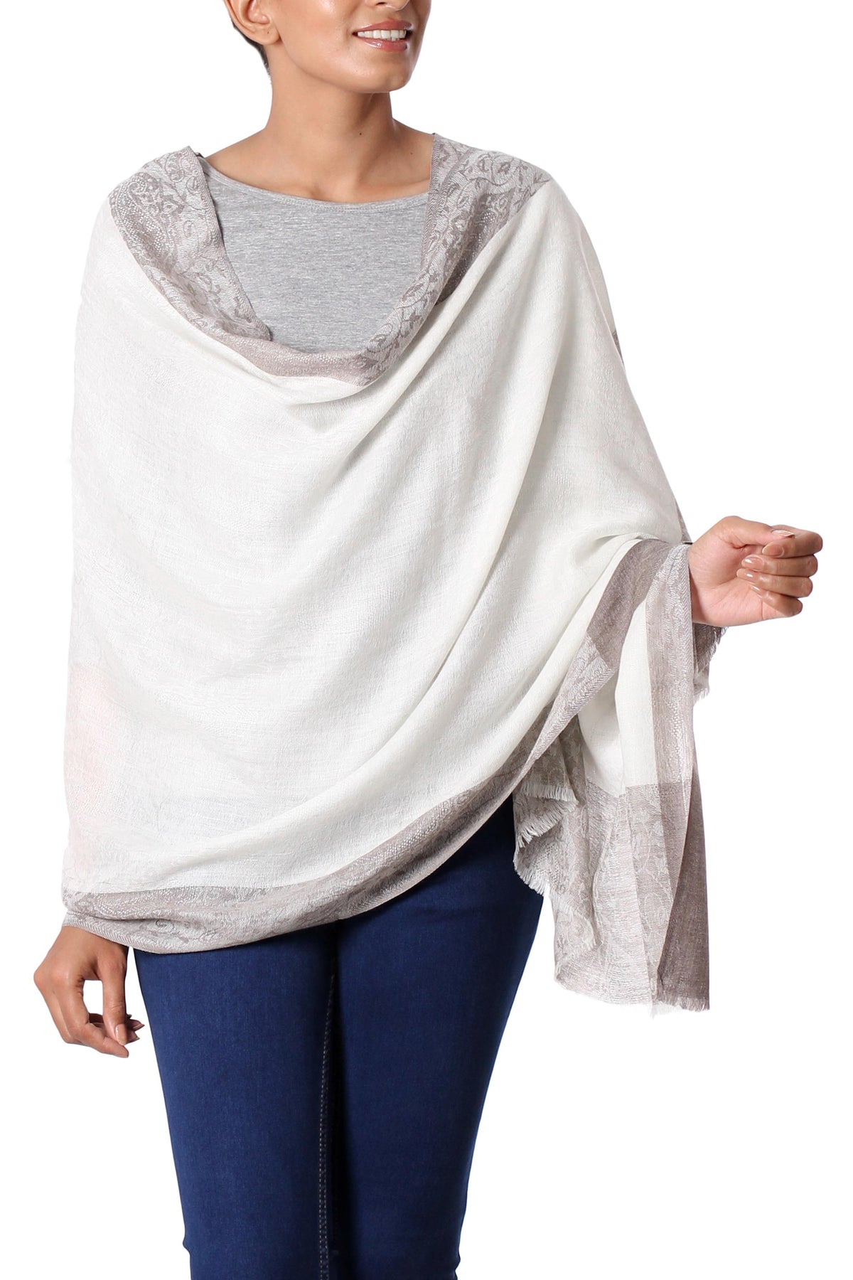 Sophistication Wool Shawl