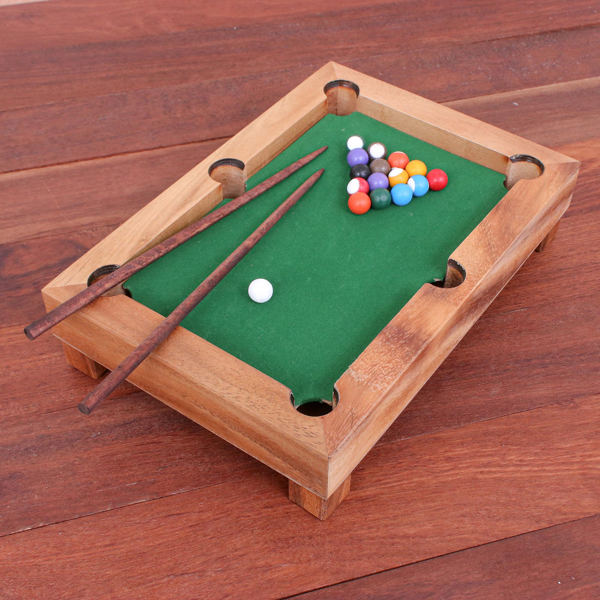 Best Of Billiards Wood Mini Billiards Game