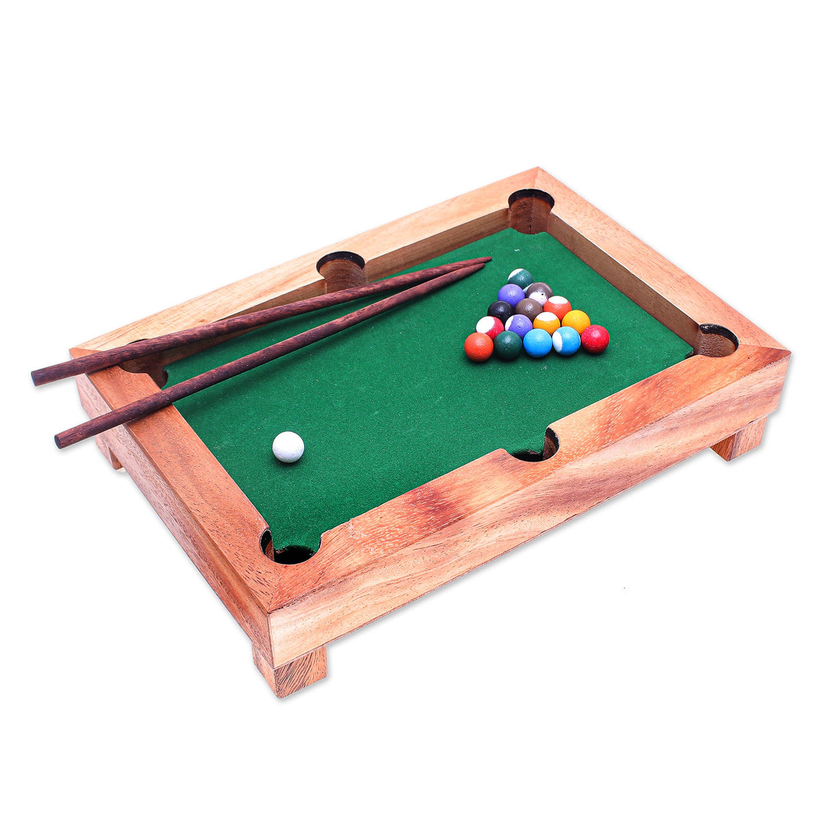 Best Of Billiards Wood Mini Billiards Game