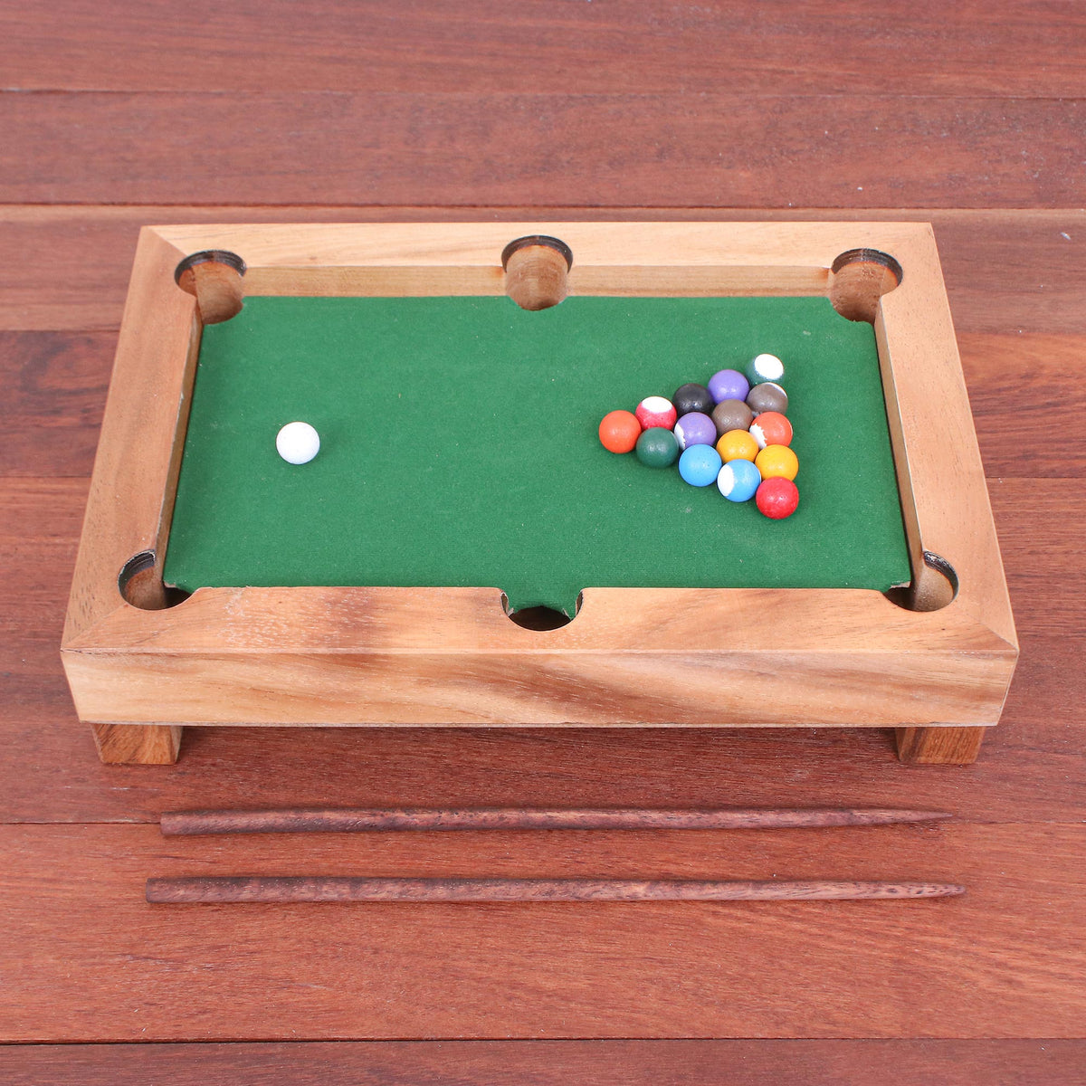 Best Of Billiards Wood Mini Billiards Game