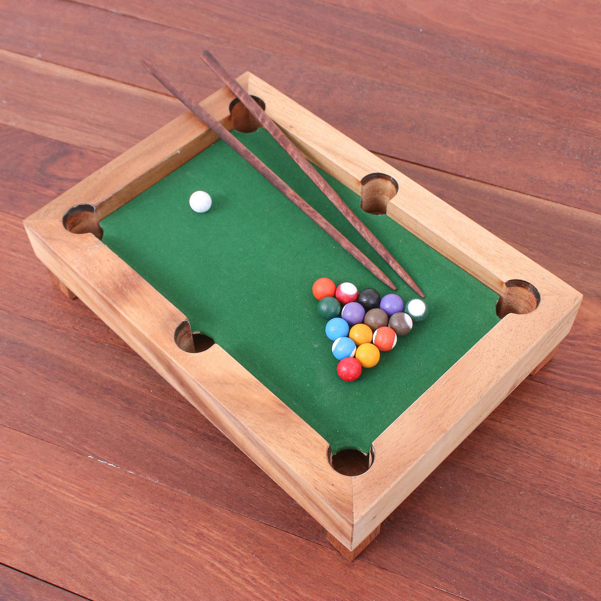 Best Of Billiards Wood Mini Billiards Game