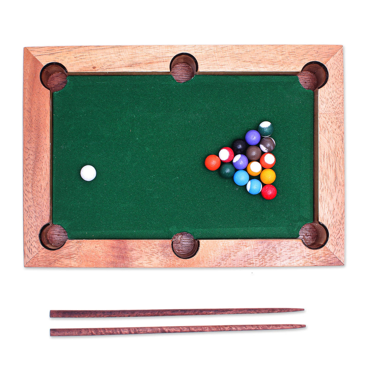 Best Of Billiards Wood Mini Billiards Game