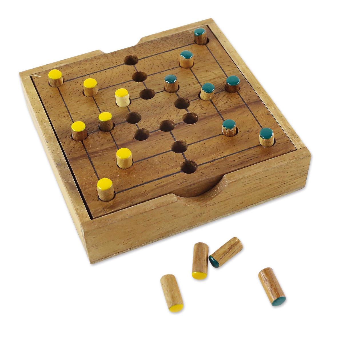 Strategy Square Wood Game