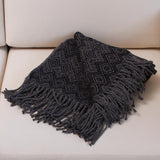 Smokey Black Diamonds Throw Blanket