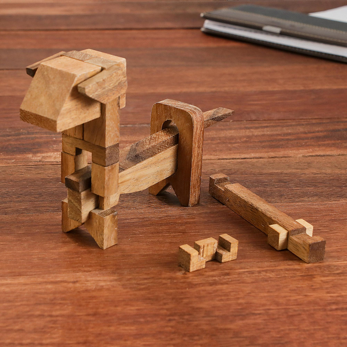 Excited Puppy Wood Puzzle