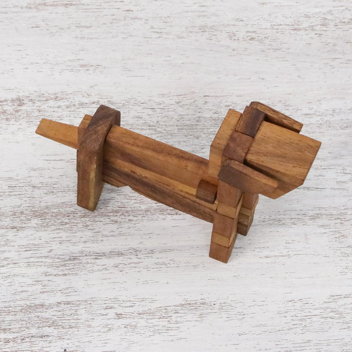 Excited Puppy Wood Puzzle
