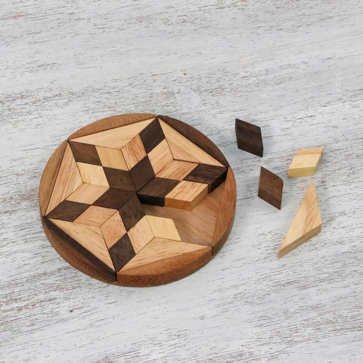Star Of David Wood Puzzle