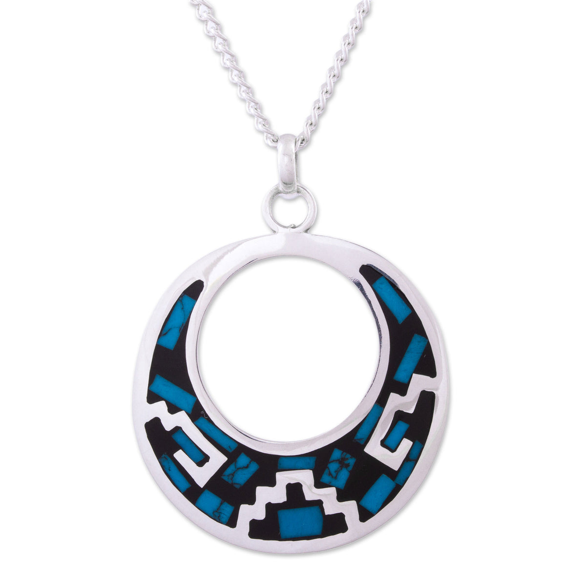 Geometric Turquoise Necklace - Window of History