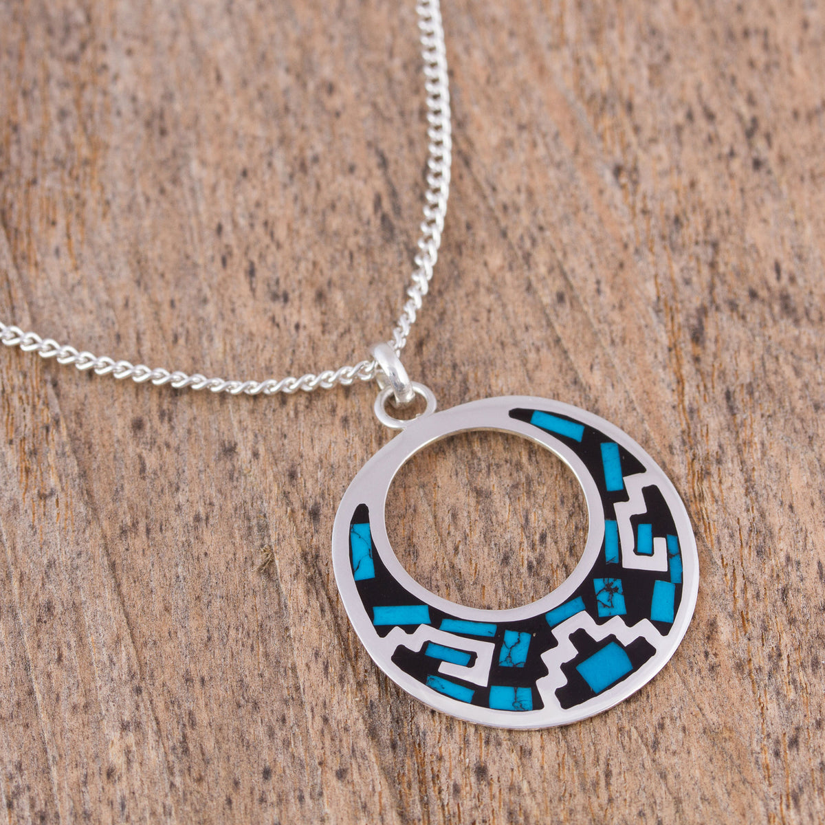 Geometric Turquoise Necklace - Window of History