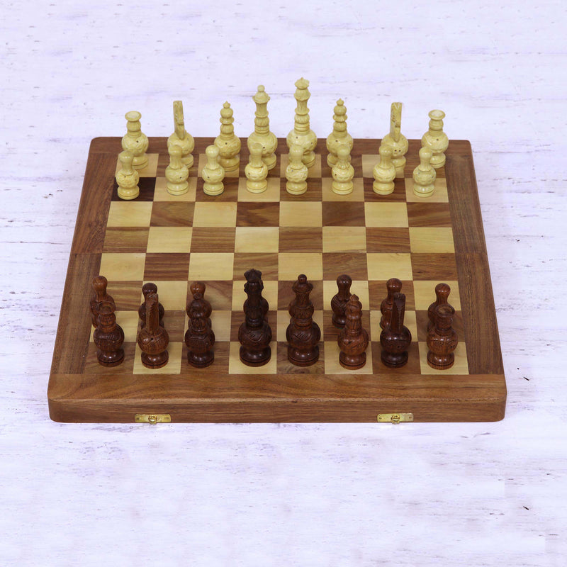 Persian Grandeur Wood Chess Set