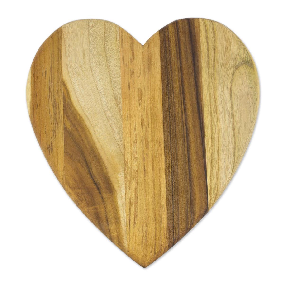 Heart-Shaped Teak Wood Cutting Board - Heart of Cooking