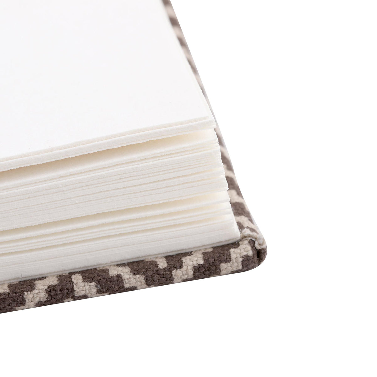 Handcrafted Journal - Cotton Pages with Zigzag Pattern