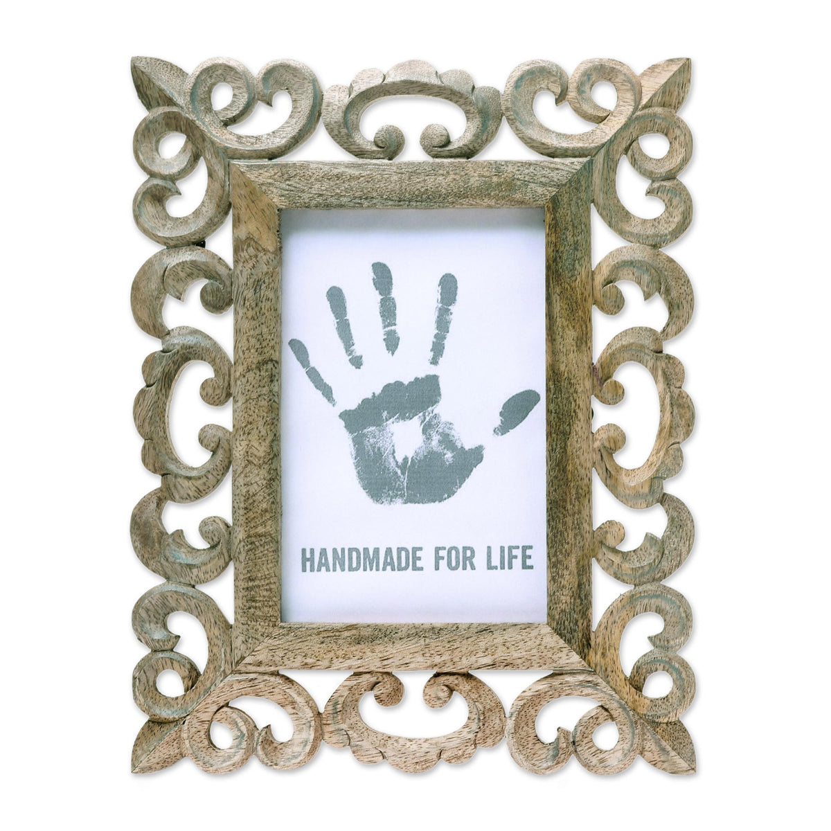 Lacy Symmetry  Wood Photo Frame (4X6)
