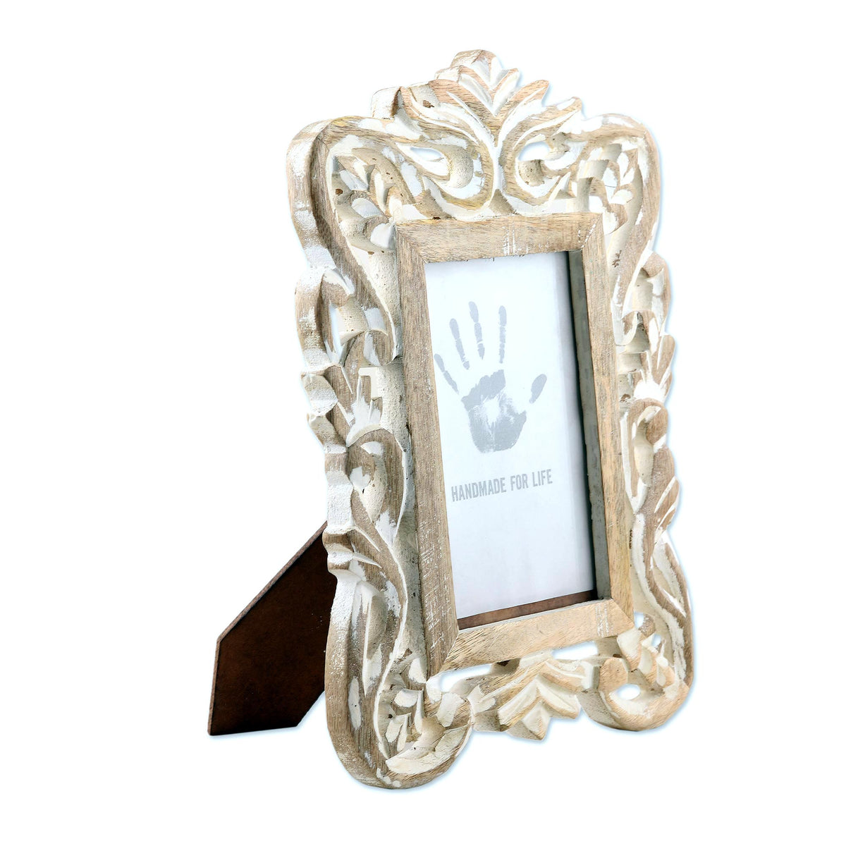 Frosted Foliage  Wood Photo Frame (4X6)