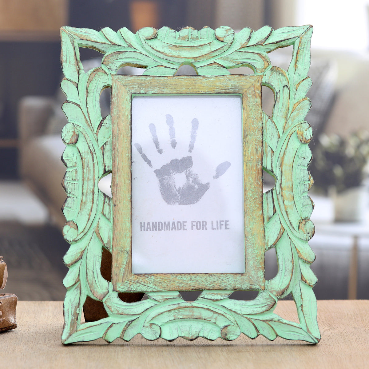 Majestic Leafy Vines  Wood Photo Frame (4X6)