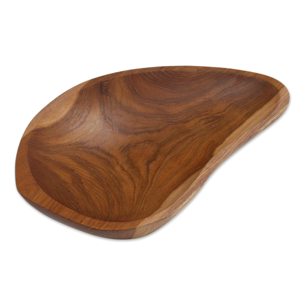 Handmade Teak Wood Appetizer Bowl - Nature's Course