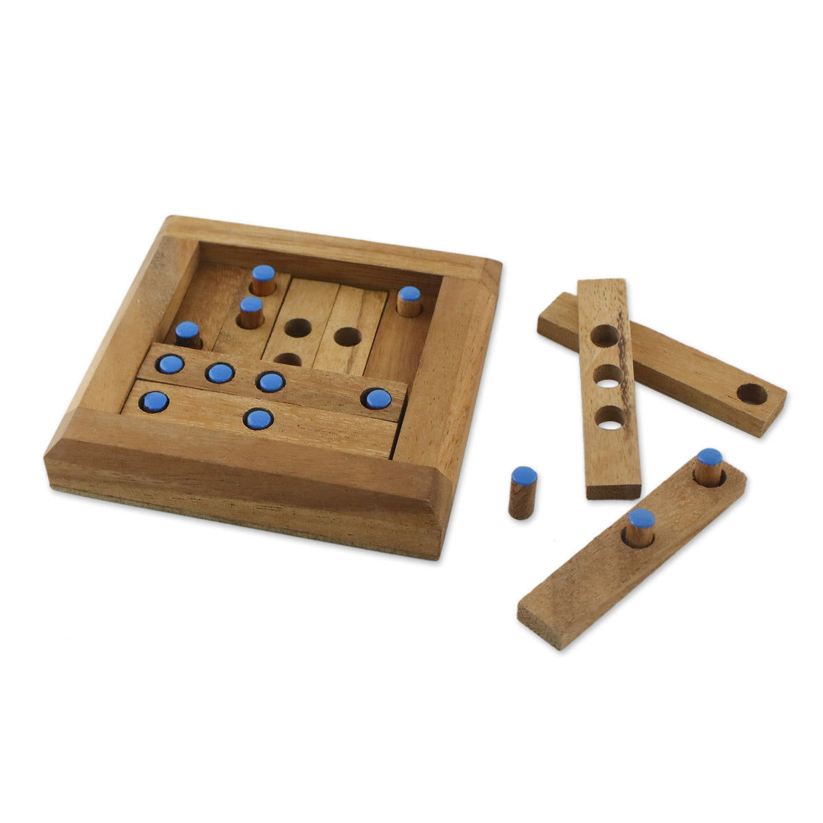 Blue Dots Wood Puzzle