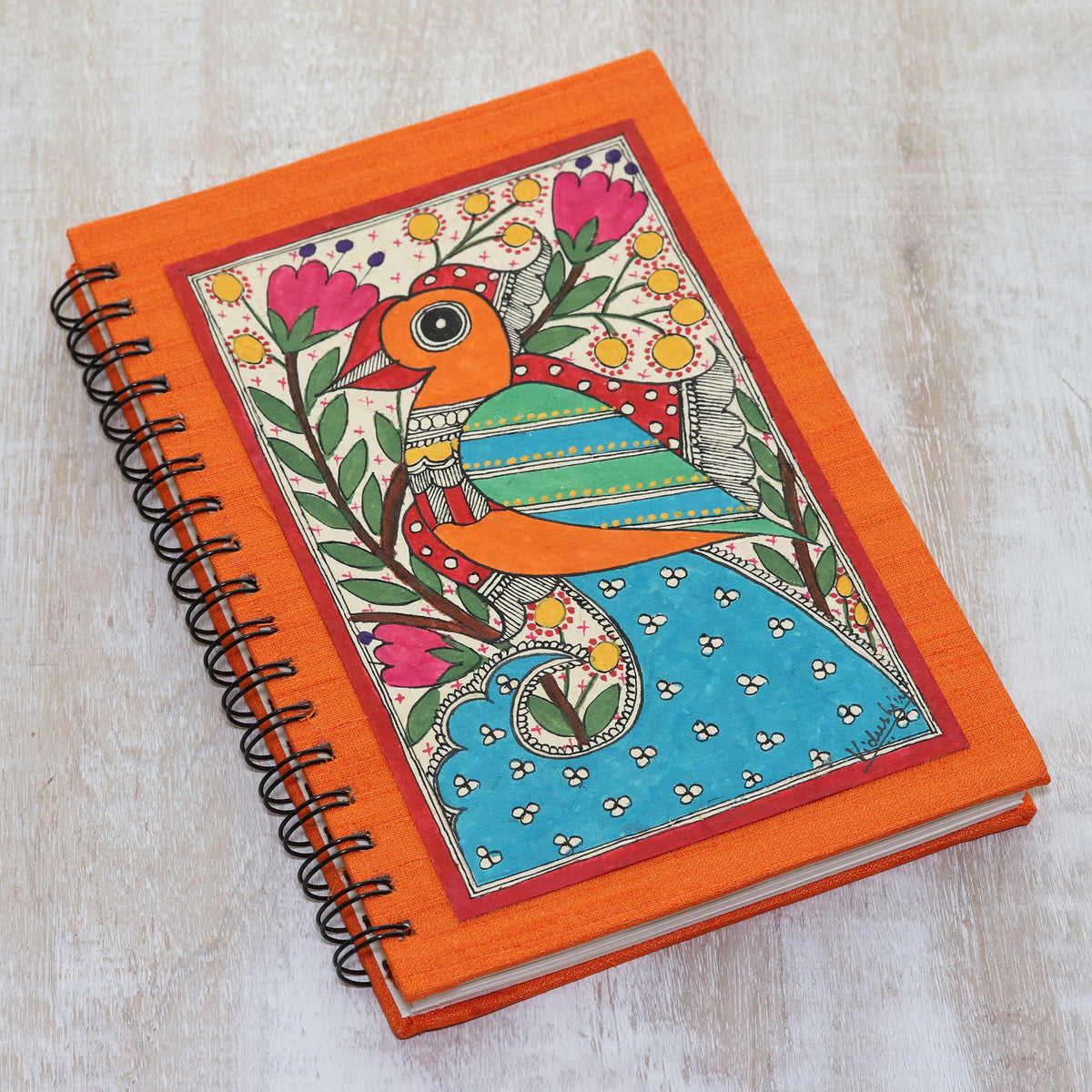 Spring Bliss Madhubani Painting Journal