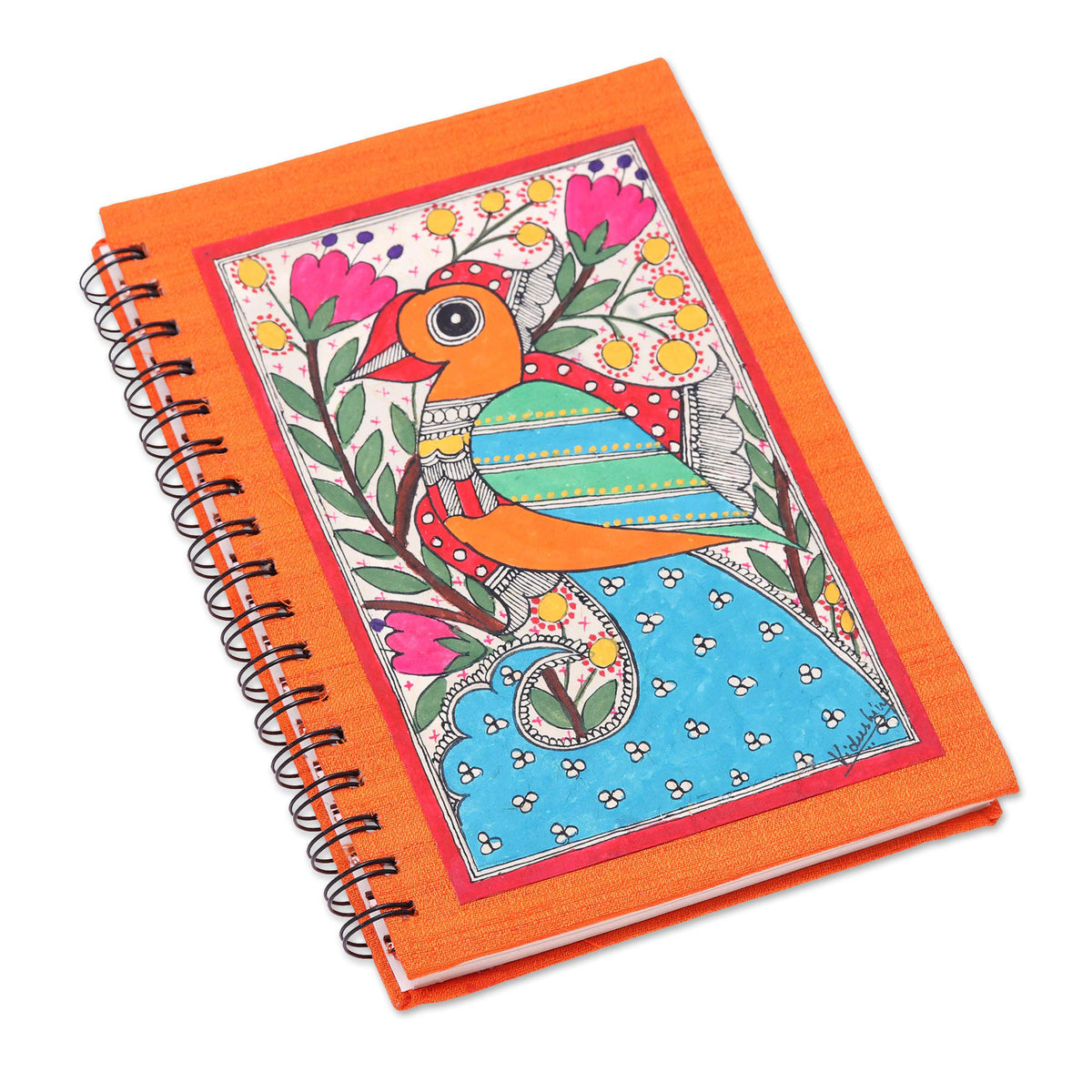 Spring Bliss Madhubani Painting Journal